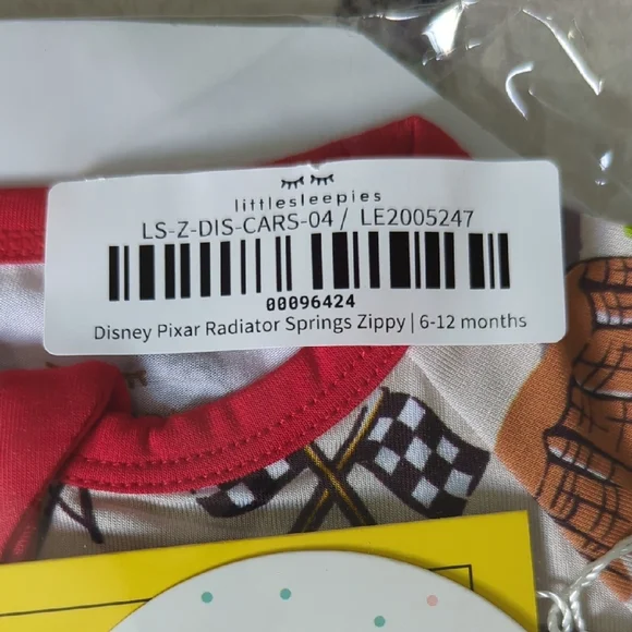 Disney Cars Little Sleepies NIB